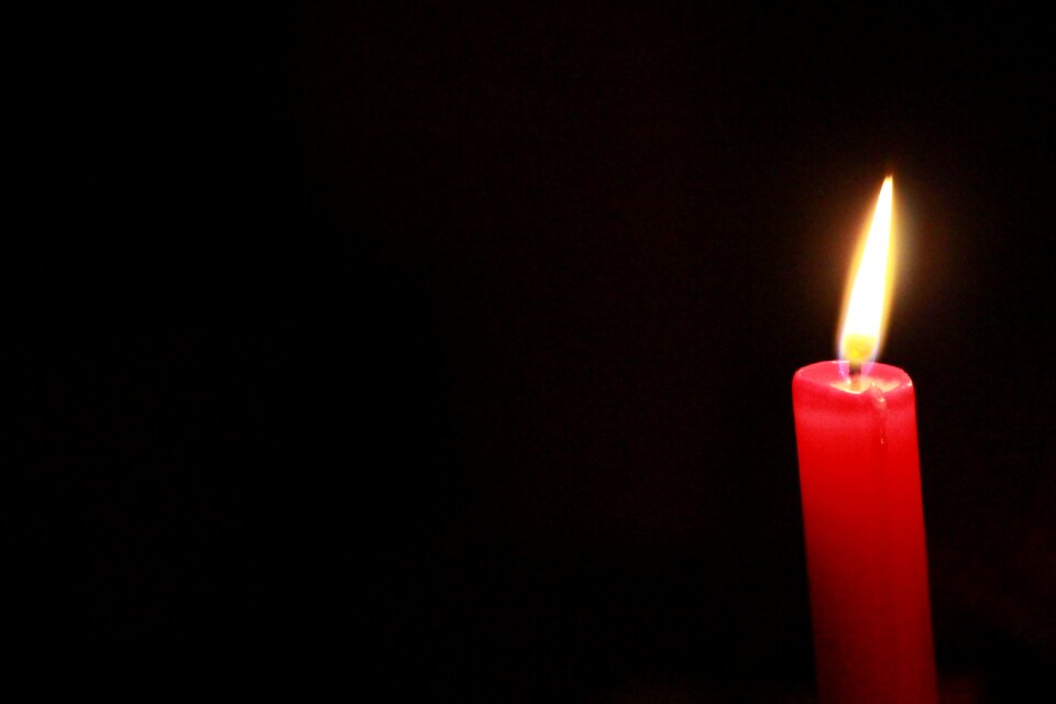 Red flame sparkle