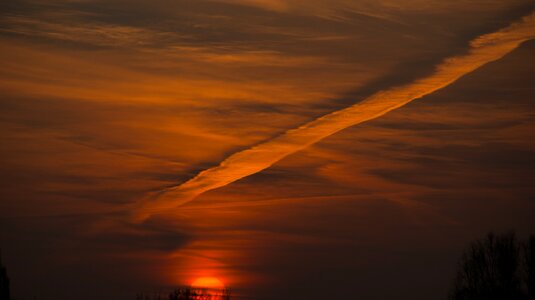 Evening sky abendstimmung clouds