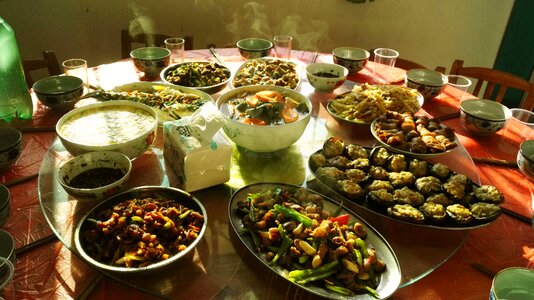Table food dinner