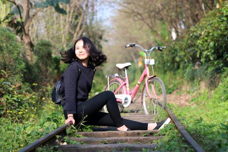 Bike rail railway