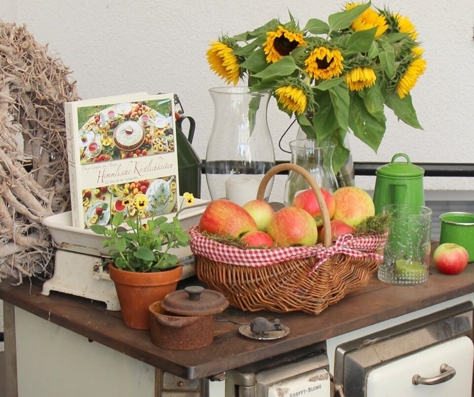 Harvest decoration sunflower