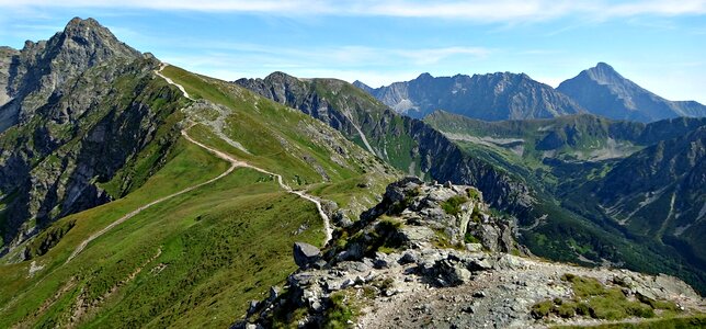 Landscape tops świnica photo