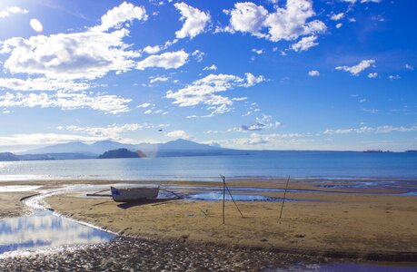 Boat sea sea shore