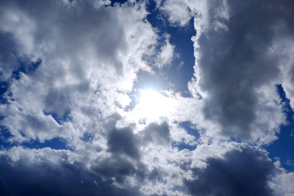 Clouds sun day light