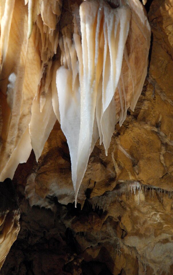 Stalactite potholing underground