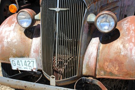 Vintage transportation rusty