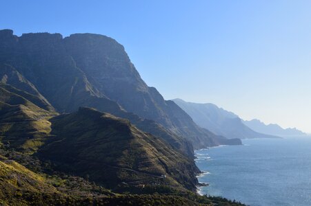 Gran canaria crag north of gran canaria photo