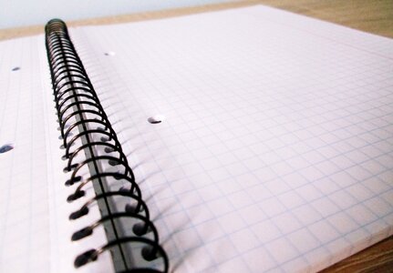White business notebook photo