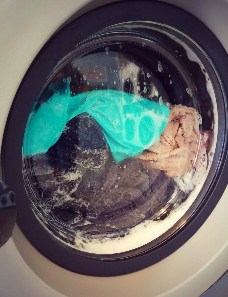 Front loader laundry wash day