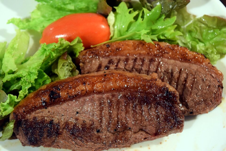 Meal meat food plate