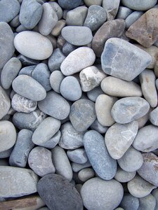 Pebble beach stone background photo