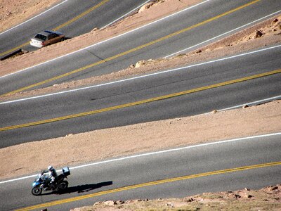 Asphalt long gone motorcycle track photo