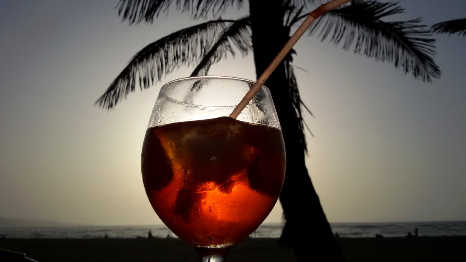 Drink beach canary islands