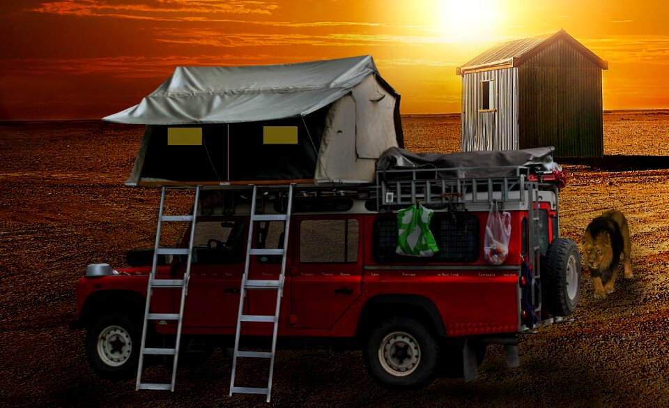Mobile home camping nature