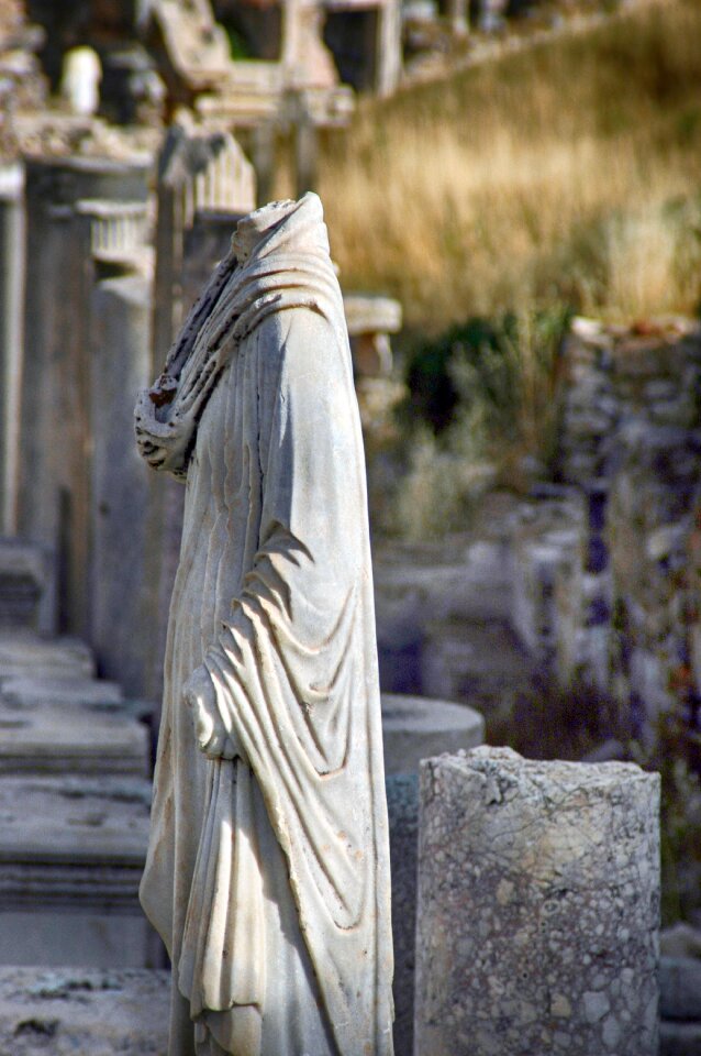 Greek city asia minor statue