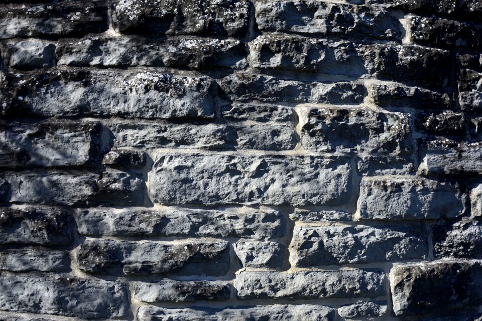Stone wall nature pattern photo