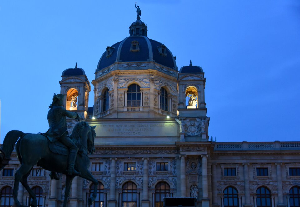 Palace hofburg night