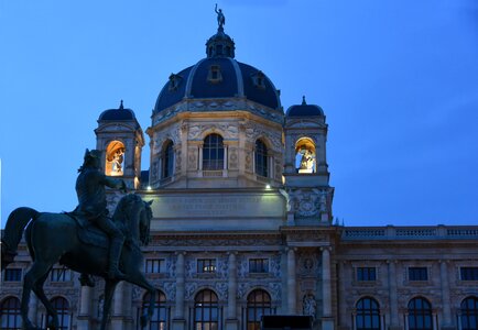 Palace hofburg night