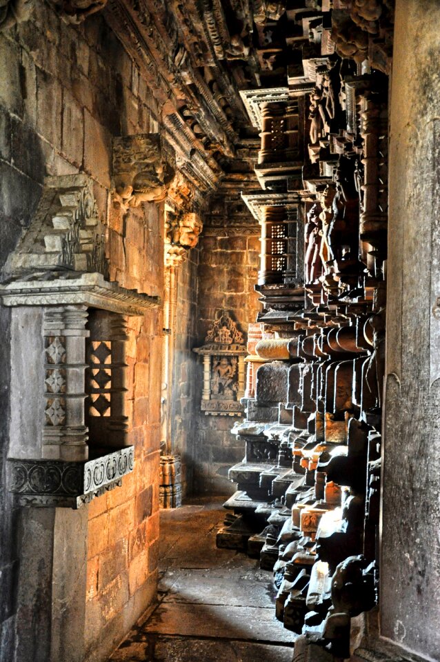 Lighting monument the interior of the