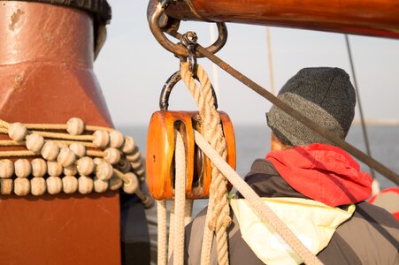 Sailing knots mast photo