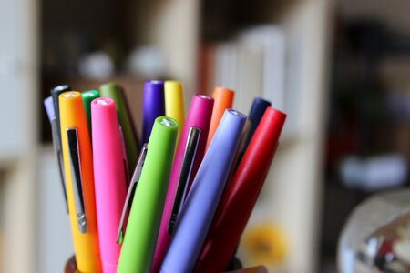 Pens colors perspective
