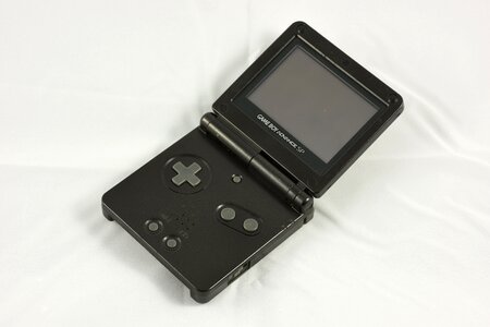 Handheld console game system photo