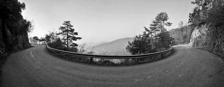 Road mountain serpentine road photo