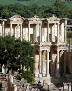 Ruins columns marquee photo
