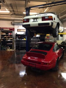 Cool cars brown garage