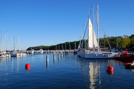 Sea buoy sailboat