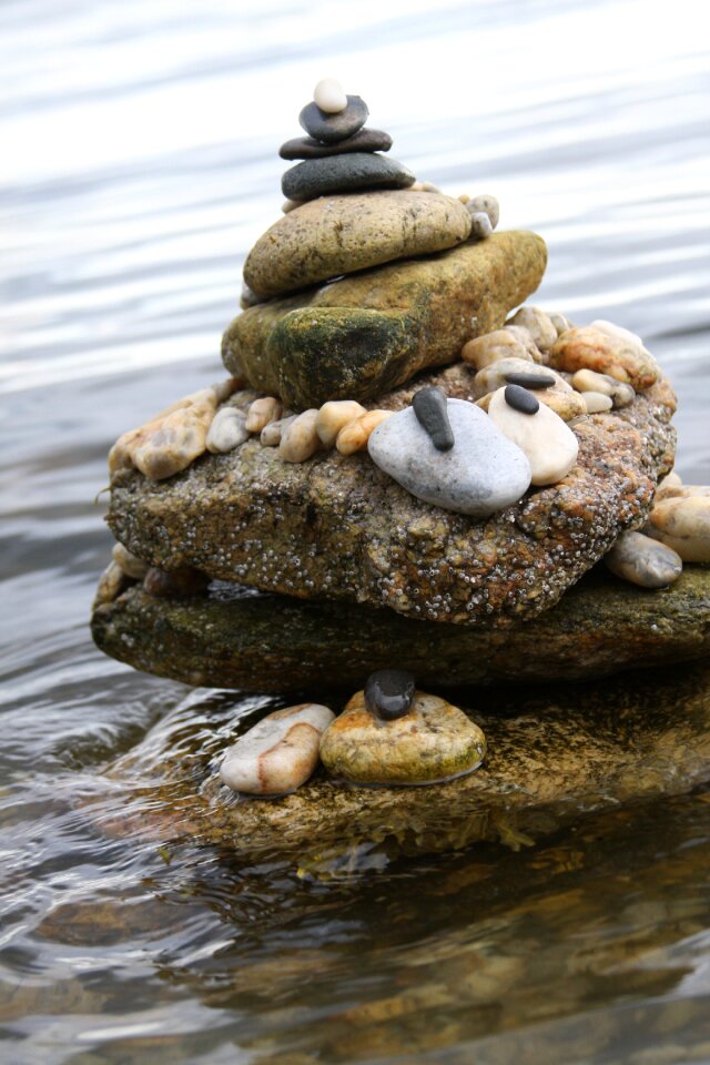 Balance harmony seaside