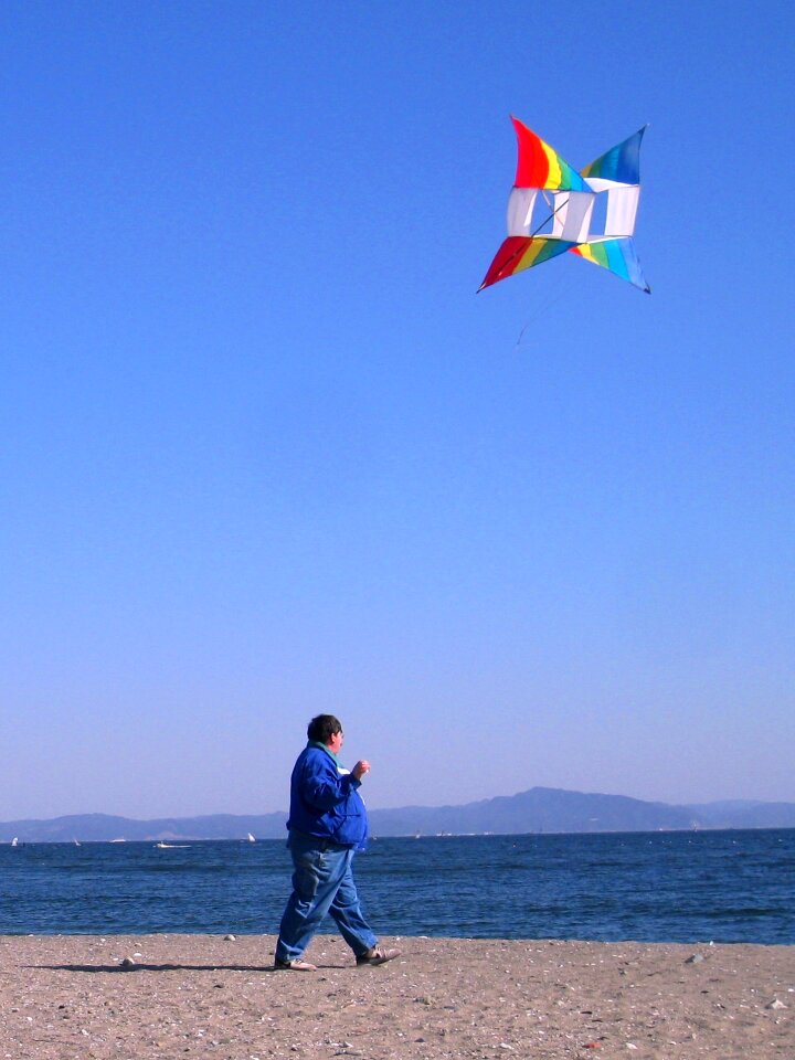 Man japanese blue sky