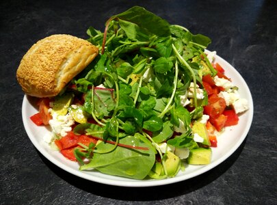 Paprika feta cheese avocado photo