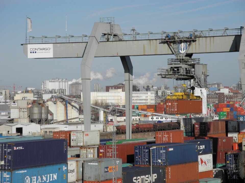 Rhine shipping container terminal