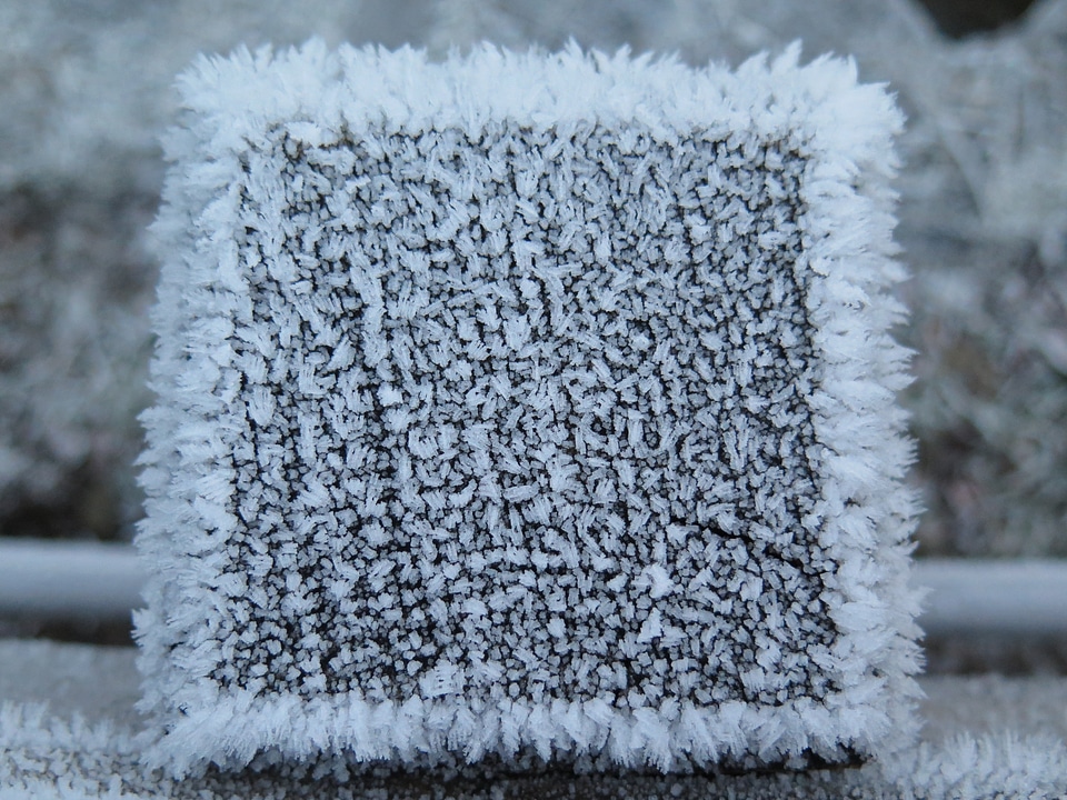 Frost cold crystal photo