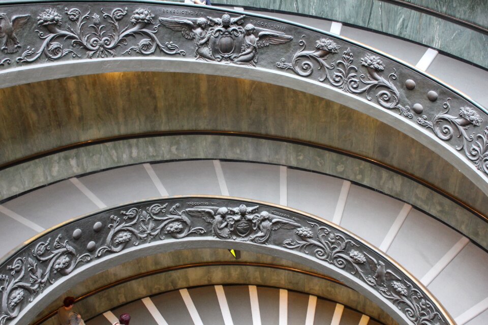 Stairs relief vatican