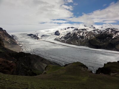 Glacier iceland landscape