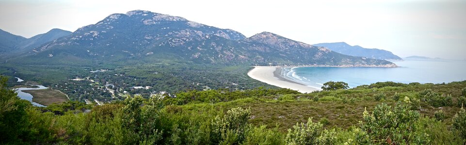 Coast scenery inland