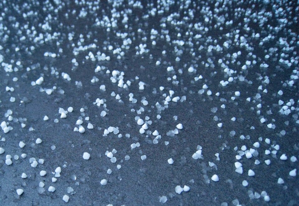 Eisklümpchen precipitate weather in june