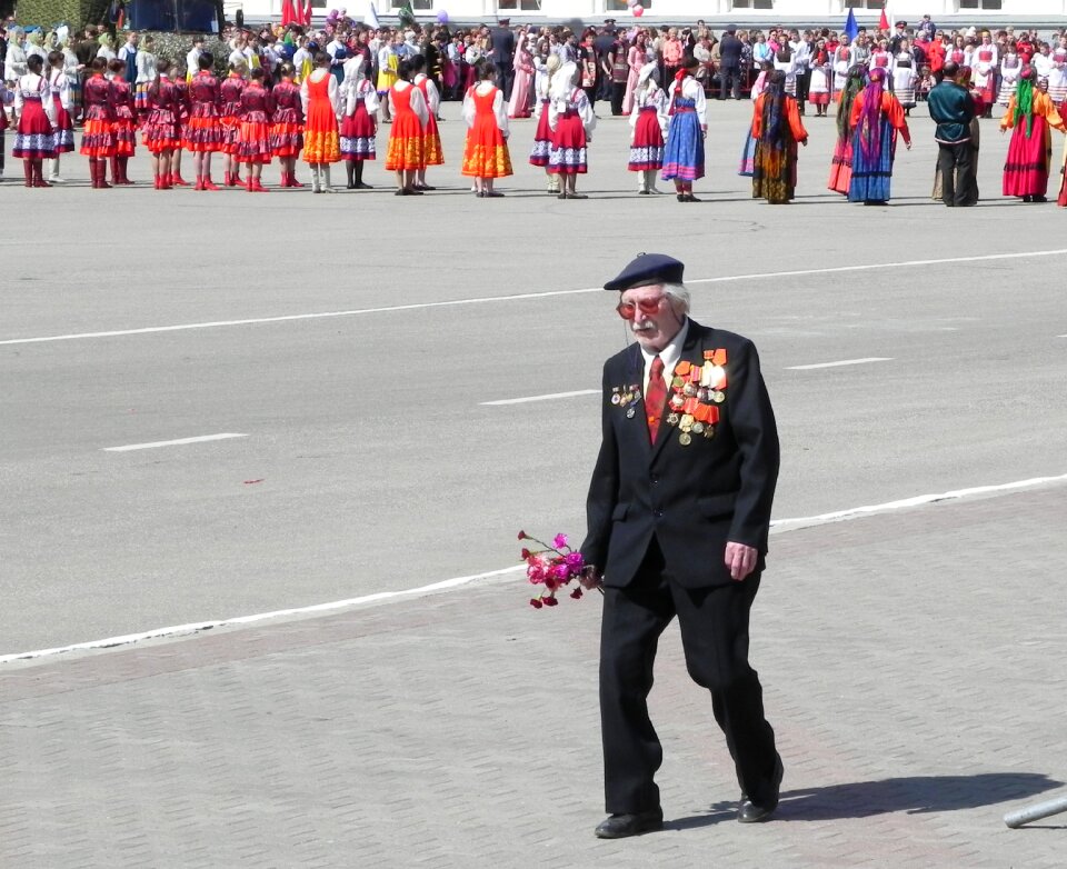 Veteran flowers george's ribbon
