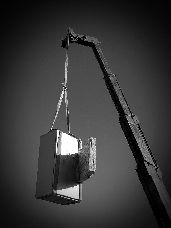 Burglary theft crane