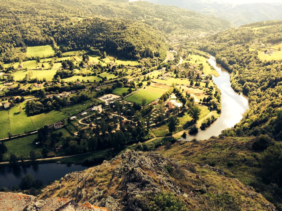 River terrain green