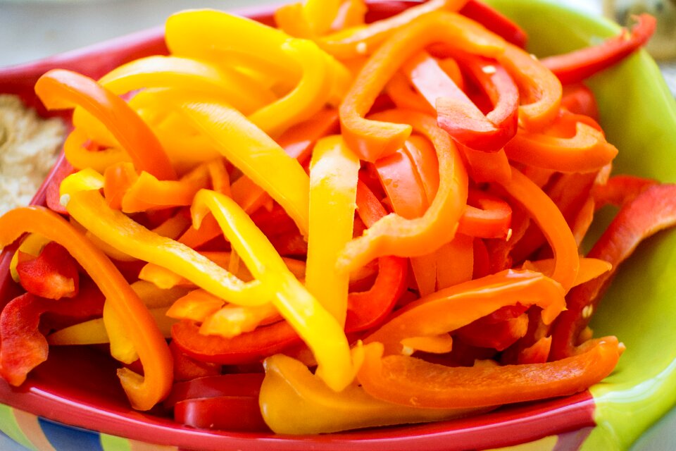 Vegetarian fresh vegetables red