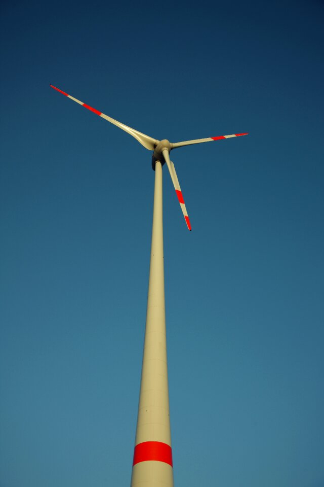 Wind power energy sky