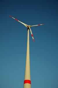 Wind power energy sky