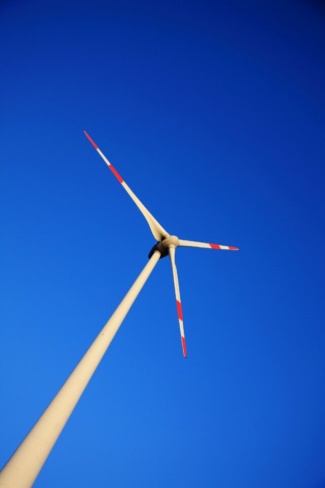 Wind power energy sky