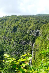 East africa landscape waterfall