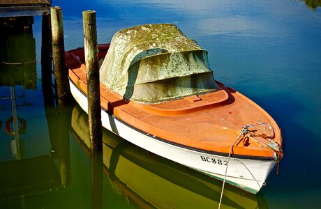 Nautical vessel weathered