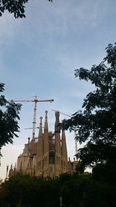 La sagrada familia church gaudí photo