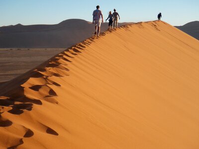 Namibia namib desert sand dunes photo